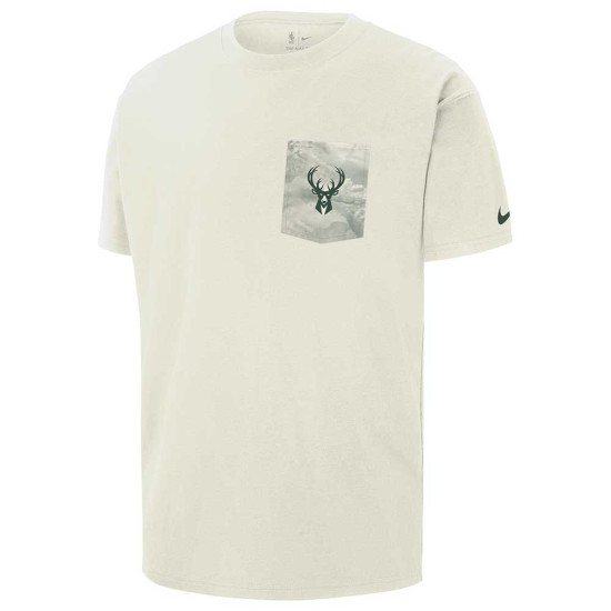 Nike Ανδρική κοντομάνικη μπλούζα Milwaukee Bucks Courtside Max90 Tee